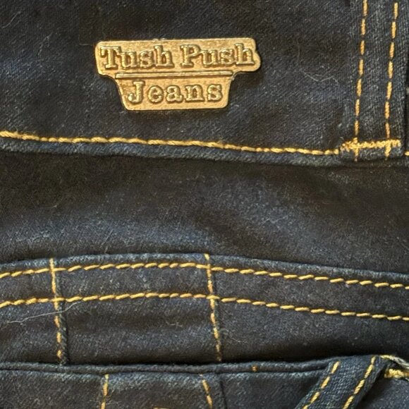 Tush push Girl's Junior's size 5 skinny Jeans stretch back pockets - Picture 5 of 8